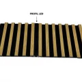 Profil aluminiu pentru banda LED 2m 53 mm x 13 mm negru