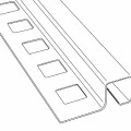 Profil colt exterior patrat 12 x 12 mm gresie si faianta auriu oglinda
