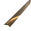 Coltar inox 15x15 mm cupru lucios 2700 mm - Profil tip L