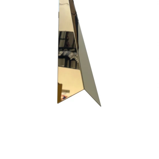 Coltar inox 50x50 mm auriu lucios 2700 mm - Profil tip L Coltar inox 50x50 mm auriu lucios 2700 mm - Profil tip L