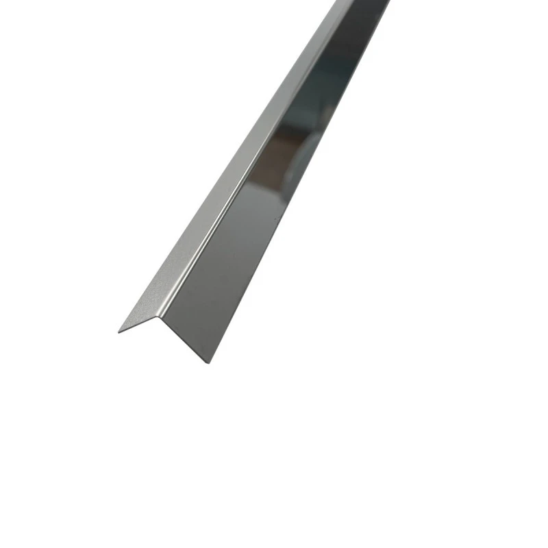Coltar inox 20x20 mm crom lucios 2700 mm - Profil tip L