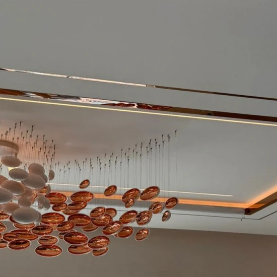 Coltar inox 50x50 mm cupru lucios 2700 mm - Profil tip L