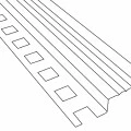 Profil inox, terminatie trepte gresie, 10x30 mm, auriu brush, antiderapant