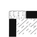Profil inox, terminatie trepte gresie, 10x30 mm, auriu brush, antiderapant