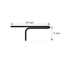 Profil trecere T inox 30x9x2700 mm auriu lucios - la nivel