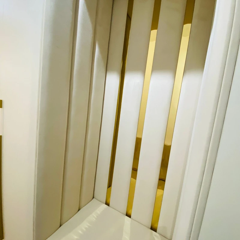 Profil U, inox, auriu lucios 30x9x2700 mm
