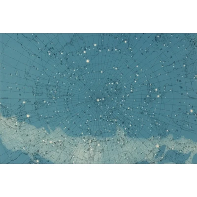 Fototapet premium, model 3d, harta constelației Atlas Of Astronomy, dimensiuni pe comanda Rebel Walls