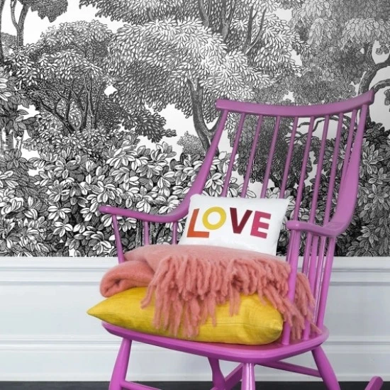 Fototapet premium, model 3d,  Bellewood Grey Toile, dimensiuni pe comanda