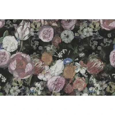 Fototapet premium, model 3d, Fototapet roz extravagant Blooming, Pastel, dimensiuni pe comanda Rebel Walls