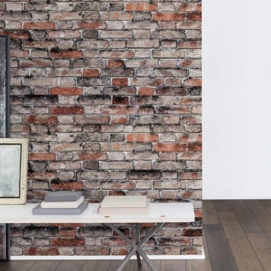 Fototapet premium, model 3d, Perete roșu de cărămidă, Brickwork, dimensiuni pe comanda