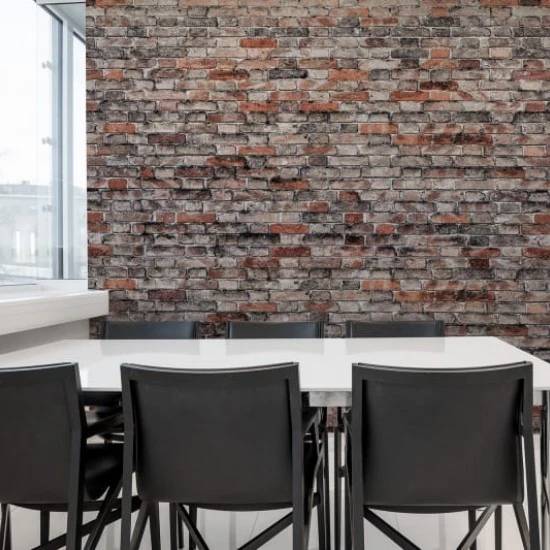 Fototapet premium, model 3d, Perete roșu de cărămidă, Brickwork, dimensiuni pe comanda