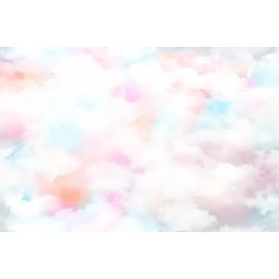 Fototapet premium, model 3d, zonă de confort cu nori Coral Clouds, dimensiuni pe comanda Rebel Walls