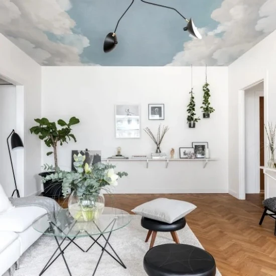 Fototapet premium, model 3d, Nori pentru tavan, Cuddle Clouds, Ceiling, dimensiuni pe comanda