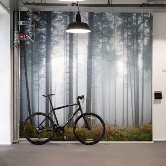 Fototapet premium, model 3d, pădurea misterioasă, Forest Glade, dimensiuni pe comanda