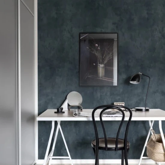 Fototapet premium, model 3d, suprafețe dramatice pentru spații extraordinare, Fresco Wall, Blue, dimensiuni pe comanda