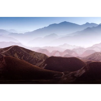 Fototapet premium, model 3d, Peisajele montane Gradient Mountains, dimensiuni pe comanda Rebel Walls