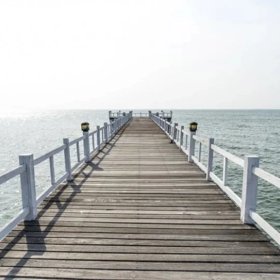 Fototapet premium, model 3d, briza mării Hampton Pier, dimensiuni pe comanda