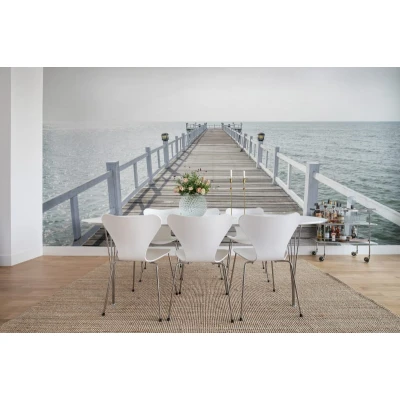 Fototapet premium, model 3d, briza mării Hampton Pier, dimensiuni pe comanda Rebel Walls