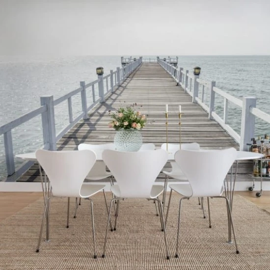 Fototapet premium, model 3d, briza mării Hampton Pier, dimensiuni pe comanda