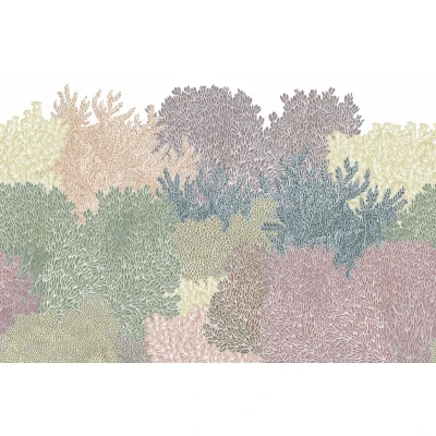 Fototapet premium, model 3d, peisaj creat în culori delicate, Hideaway, Gentle, dimensiuni pe comanda Rebel Walls