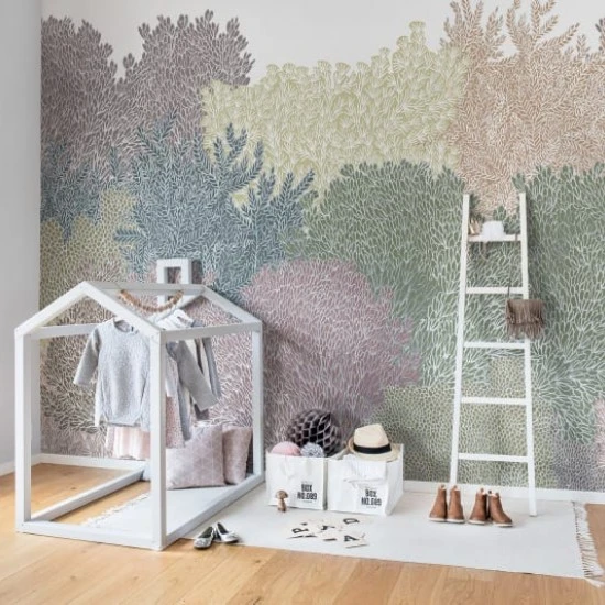 Fototapet premium, model 3d, peisaj creat în culori delicate, Hideaway, Gentle, dimensiuni pe comanda