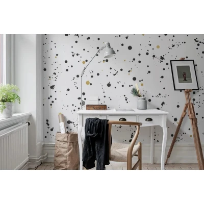 Fototapet premium, model 3d, Pete spontane, Ink Colossal, dimensiuni pe comanda Rebel Walls