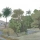 Fototapet premium, model 3d, O lume plină de culoare Jungle Land, Color, Pastel, dimensiuni pe comanda