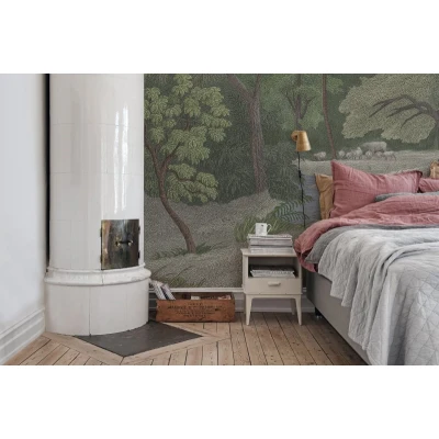 Fototapet premium, model 3d, O lume plină de culoare Jungle Land, Color, Pastel, dimensiuni pe comanda Rebel Walls