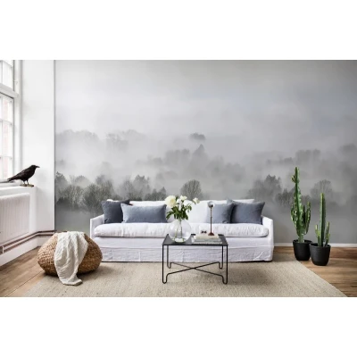 Fototapet premium, model 3d, ceața dimineții Morning Fog, Pastel, dimensiuni pe comanda Rebel Walls