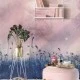 Fototapet premium, model 3d, cameră relaxantă Pink Dawn, dimensiuni pe comanda