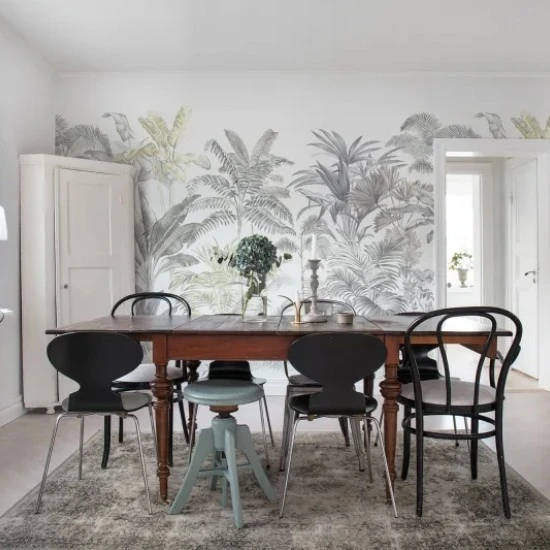 Fototapet premium, model 3d, Pride Palms - Palmieri, Pastel, dimensiuni pe comanda