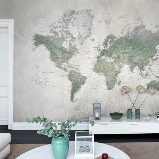 Fototapet premium, model 3d, harti scoala School Atlas, Pastel, dimensiuni pe comanda
