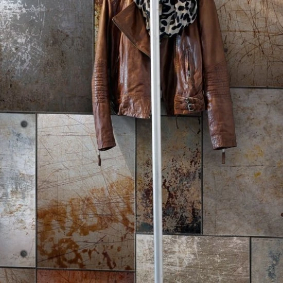 Fototapet premium, model 3d, metal zgâriat Steel, dimensiuni pe comanda