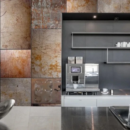 Fototapet premium, model 3d, metal zgâriat Steel, dimensiuni pe comanda