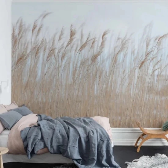 Fototapet premium, model 3d, coasta marina Swaying Reed, dimensiuni pe comanda