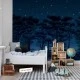 Fototapet premium, model 3d, Miezul nopții în pădurea fermecată, The Enchanted Forest, dimensiuni pe comanda