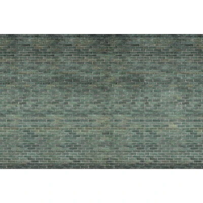 Fototapet premium, model 3d, zid de cărămizi, Urban Emerald, dimensiuni pe comanda Rebel Walls