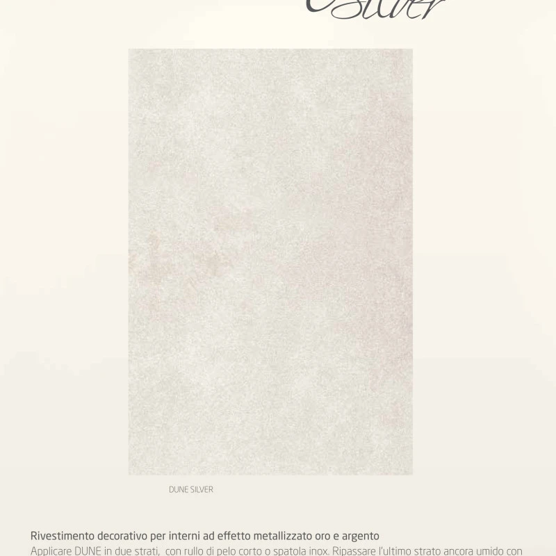 Vopsea decorativa Silver Dunes argintie