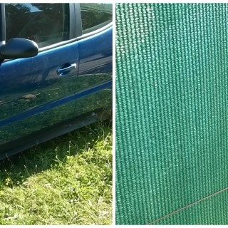 PLASA VERDE plastic-umbrire, mascare, camuflaj-rola 1.5mx10m, 220gr/mp