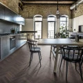 Pardoseala LVT SPC Kahrs Herringbone Tongass 720x120x5 mm strat uzura 0.55 mm
