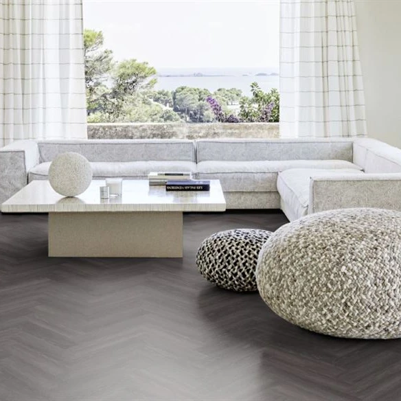 Pardoseala vinil rigid SPC Kahrs Herringbone Calder 720x120x5 mm strat uzura 0.55 mm