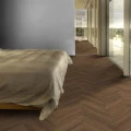 Pardoseala SPC Kahrs Herringbone Redwood 720x120x5 mm strat uzura 0.55 mm