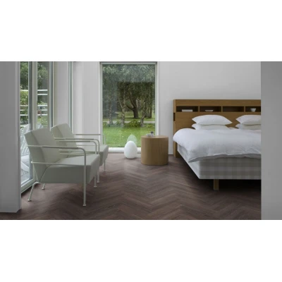 Pardoseala LVT SPC Kahrs Herringbone Tongass 720x120x5 mm strat uzura 0.55 mm Kahrs