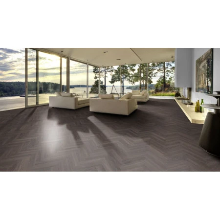 Pardoseala LVT SPC Kahrs Herringbone Tongass 720x120x5 mm strat uzura 0.55 mm Kahrs