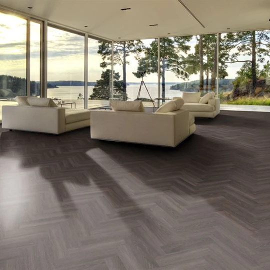 Pardoseala LVT SPC Kahrs Herringbone Tongass 720x120x5 mm strat uzura 0.55 mm