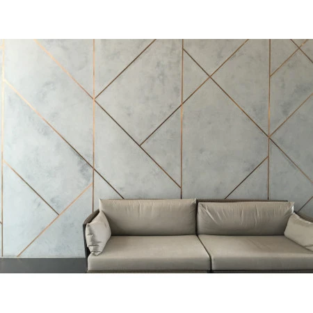 Vopsea Decorativa Marmorino KS  Mozaic cu Rosturi Metalice Novacolor