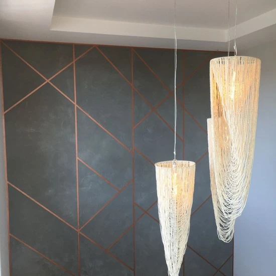 Vopsea Decorativa Marmorino KS  Mozaic cu Rosturi Metalice