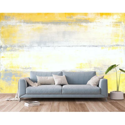 FOTO TAPET Aesthetic Yellow, galben abstract, dimensiuni pe comanda ORNATI