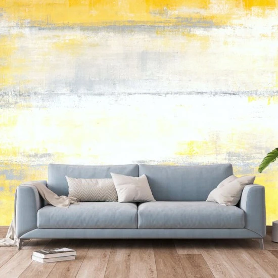 FOTO TAPET Aesthetic Yellow, galben abstract, dimensiuni pe comanda