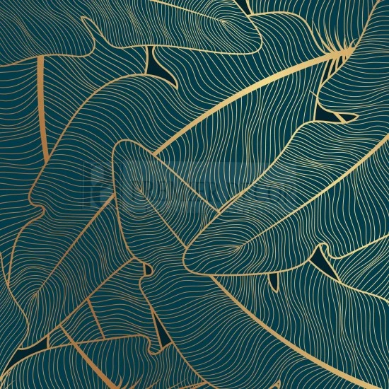FOTO TAPET Aesthetic Blue Feathers, albastru , dimensiuni pe comanda